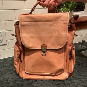 Vintage Volare unisex genuine leather backpack